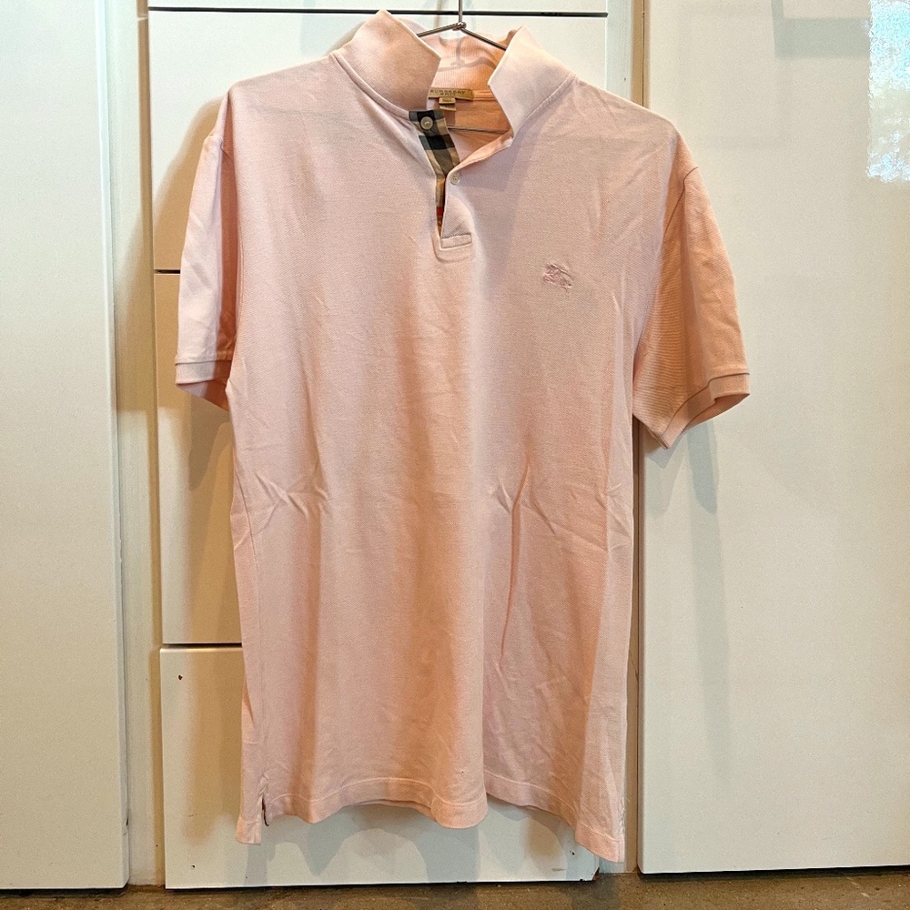 COPY - Pink Burberry Polo XL
